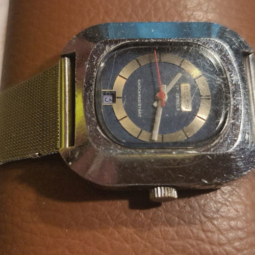 Buler Vintage Swiss Made 17 Jewels Mechanical Watch 1970s