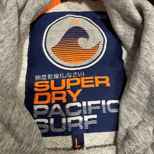Superdry women's hoodie L used, grey