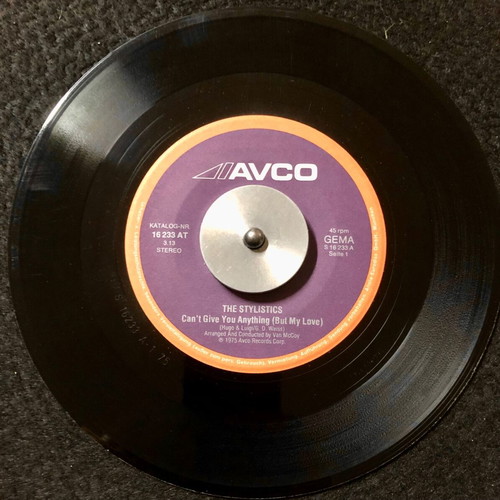 The Stylistics Can't Give You Anything (But My Love) 7" vinyl single used, 45 RPM