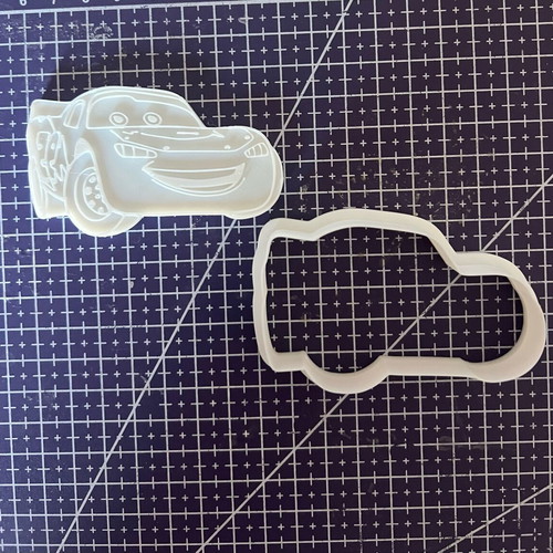 McQueen cars cookie cutter made to order