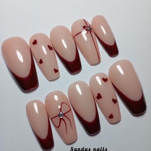 Press On Nails new set of 10 pieces with application kit