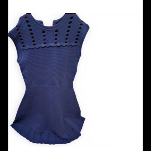 Ted Baker knitted dress, blue, size S