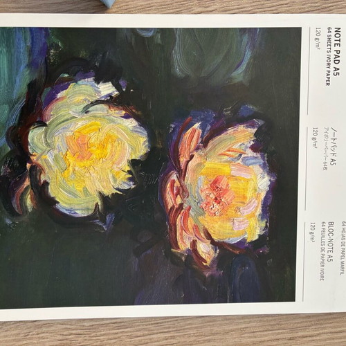 Claude Monet and Oscar Wilde art and stationery set, 3 pieces new