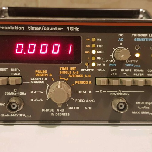 Fluke PM6672 high resolution counter timer 1GHz used including 9695 9678B
