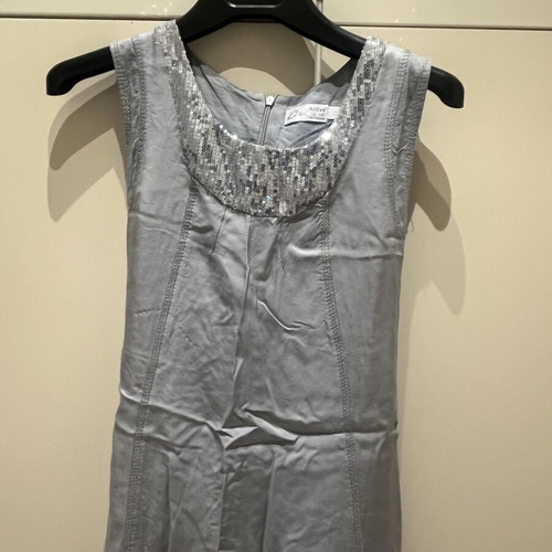Active dress size 16 used, grey with silver sequins and lace