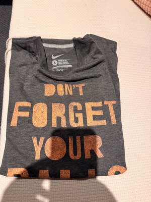 Nike tennis tshirt used, cotton gray