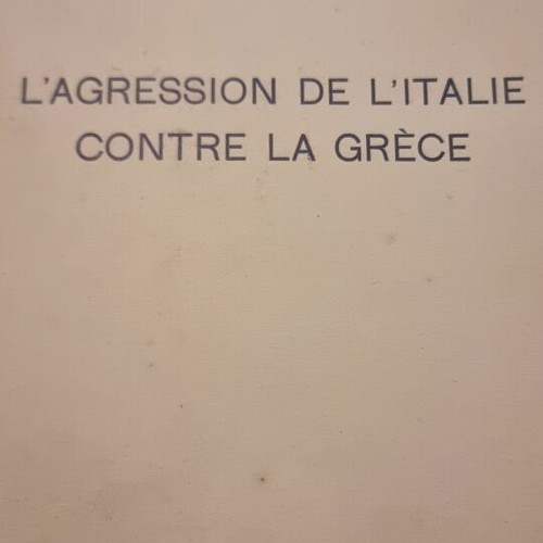 L'agression de l'Italie contre la Grèce book like new, Italian