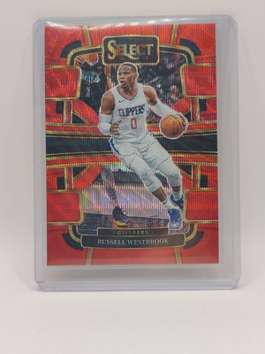 Κάρτα Russell Westbrook Panini-Select 2023-24 Concourse Wave Red Prizm καινούργια