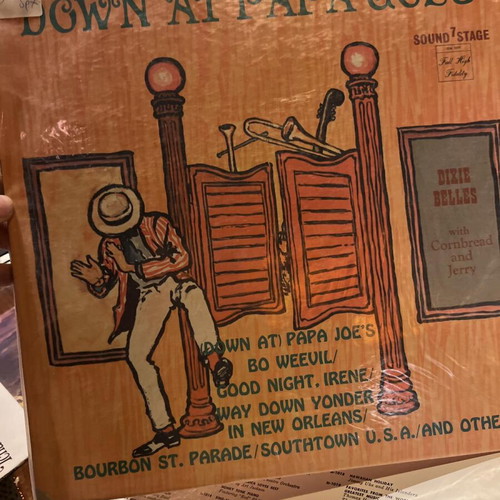 Dixie Belles With Cornbread And Jerry – Down At Papa Joe’s vinyl used