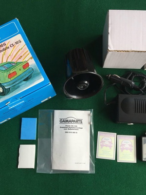 Gamaparts CS-10G vintage car alarm new