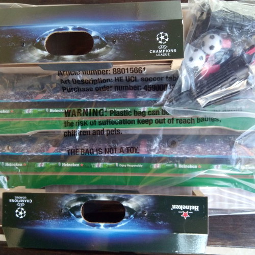 Heineken wooden foosball table new