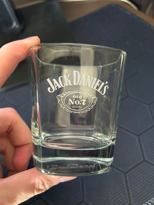 Jack Daniels glass cup like new, set of 2