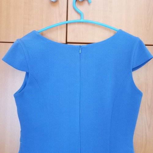 Winter dress blue Bill Cost size M like new