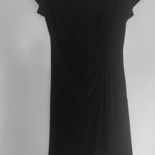 Draped black dress elastic, medium, like new