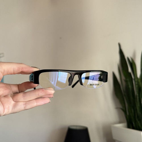 Miu Miu eyeglasses used, black
