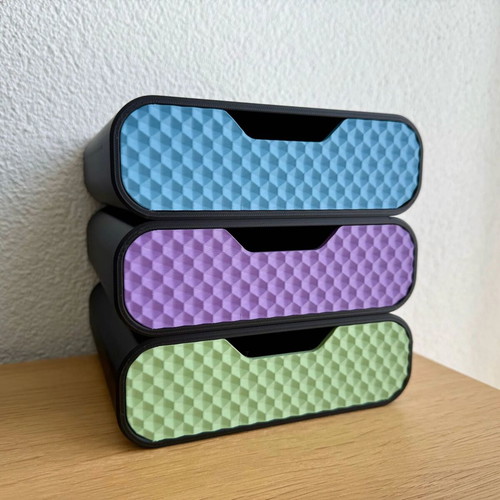 3D Printed Modular Storage Drawer with Geometric Design