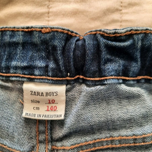 Zara kids' skinny jeans size 10 like new, blue