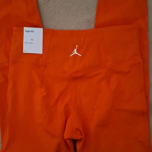 Jordan women's long leggings orange new, size S