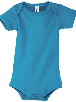 Sol's Bambino 00583 Βρεφικό Φορμάκι Γαλάζιο 6-12Μ 100% Πενιέ Βαμβάκι