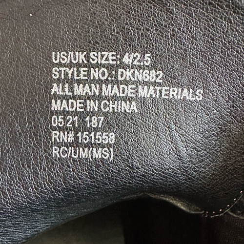 DKNY kids boots black used, size 32.5 (US 4Y)