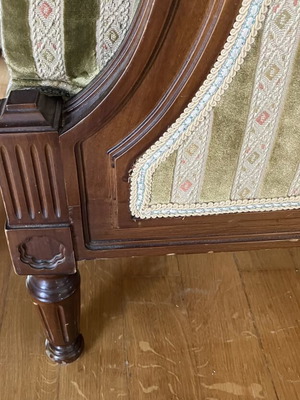 Louis Seize armchair used, classic style