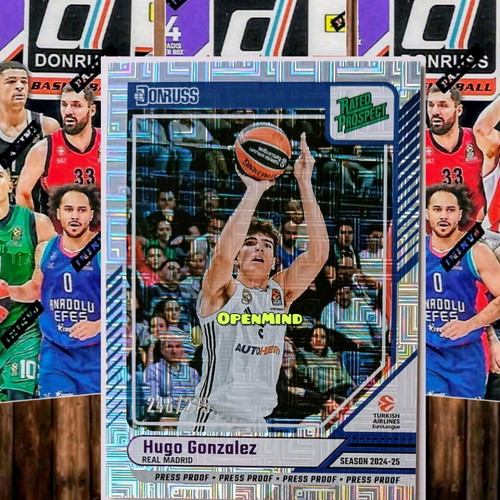 GONZALEZ - PRESS PROOF /275 - REAL MADRID - DONRUSS EUROLEAGUE 2024-25