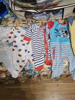 Baby rompers used, pack of 7 pieces up to 6 months