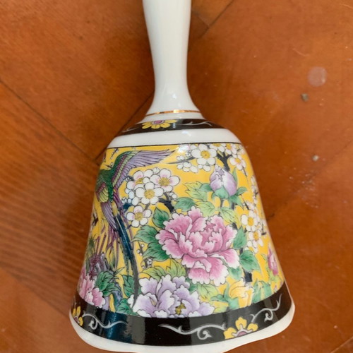 Porcelain bells, pack of 2, Japanese and English design