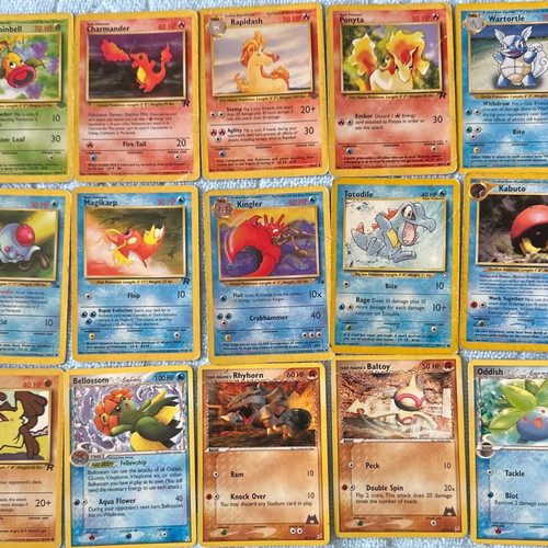 Pokemon cards used, pack of 15