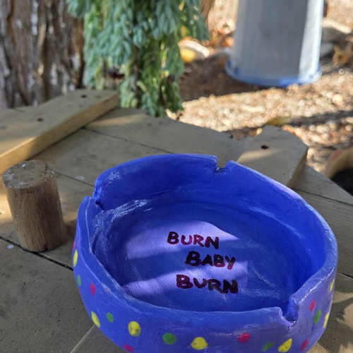 Handmade ashtray