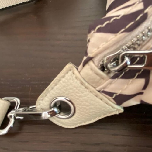 Elle Crossbody Waist Bag like new, beige pattern