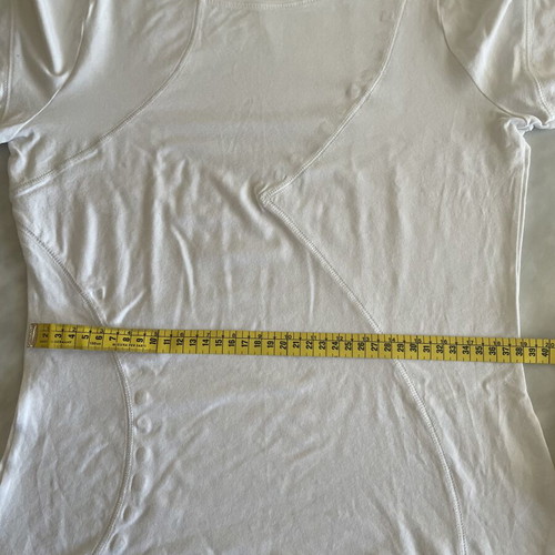 Cool white blouse like new, size M