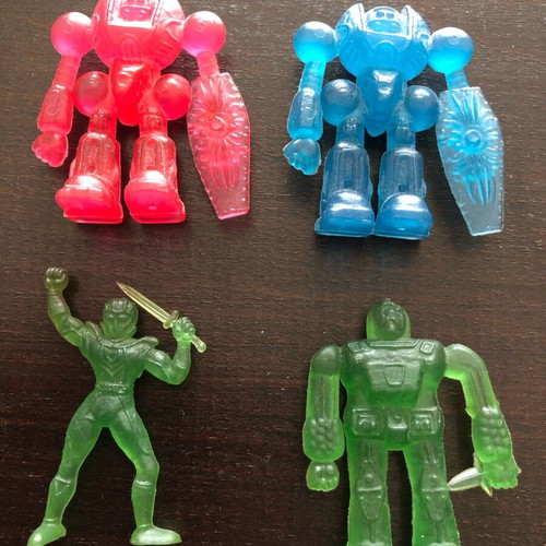 Lucky Cup alien figures used from 1980’s ice cream