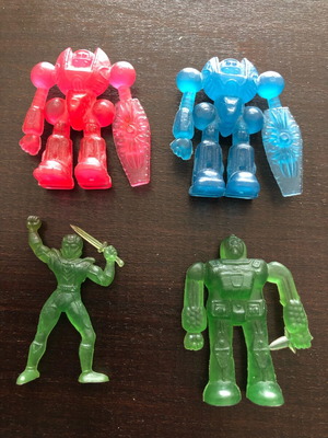 Lucky Cup alien figures used from 1980’s ice cream