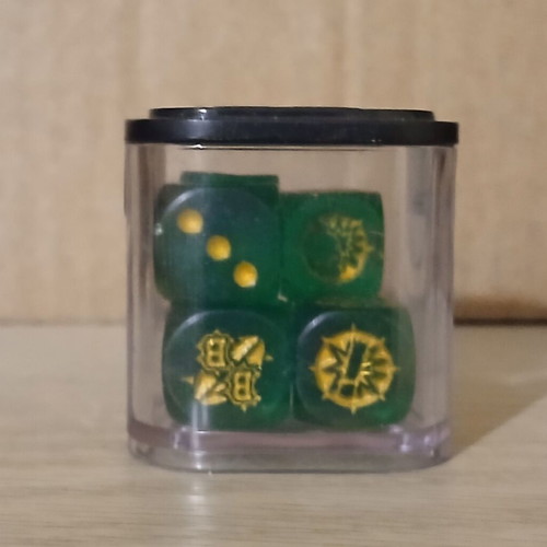 Blood Bowl Skaven Dice Set 1st Print used