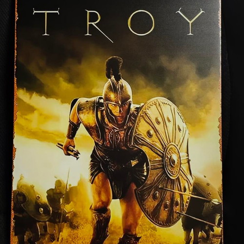 Metal decorative sign Troy Achilles 20x30 cm like new
