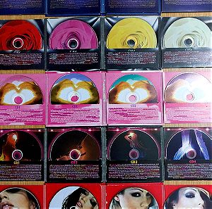 20 Audio CDs από 5 ξένες συλλογές 80s, The power of love, Romance, Seduction time, Dance ως πακέτο