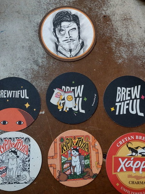 Greek coasters pack of 7 like new