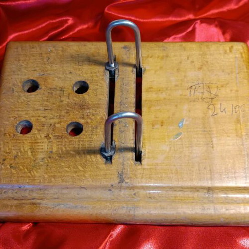 Wooden calendar stand used, vintage 60-70s