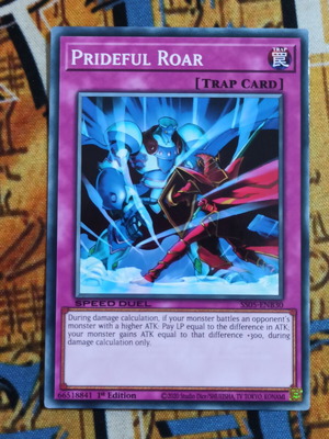 Prideful Roar Yu-Gi-Oh! Trap κάρτα σαν καινούργιο