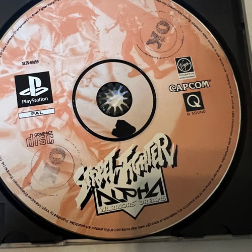 Street Fighter Alpha Warriors Dream CD used for PS1