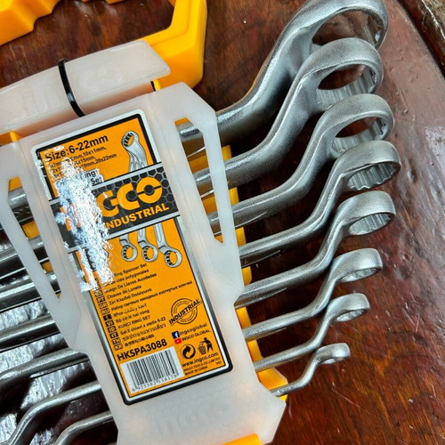 Polygon wrench set new, Chrome Vanadium INCO, sizes 6-22