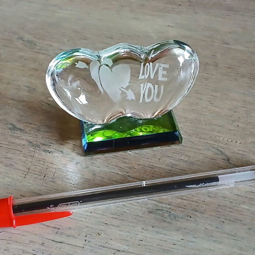 Glass decorations like new, pack of 4 pieces
