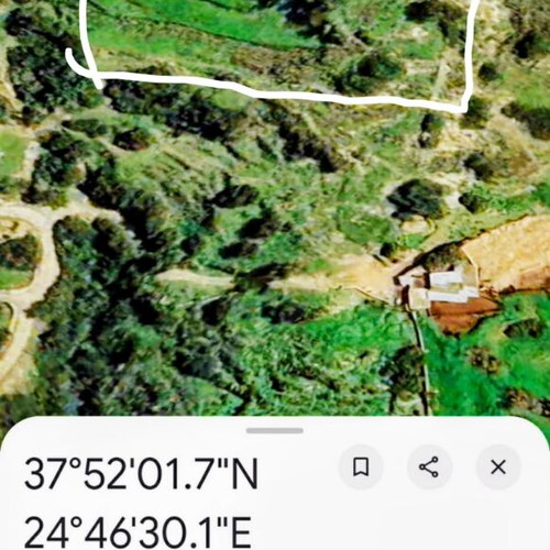 Andros Land Plots 4 Stremmata with Spring and View, Buildable