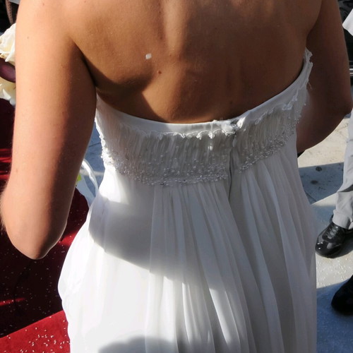 Demetrios wedding dress like new, white, size S / 36 / 8