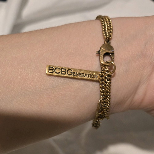 Aigner steel bracelet gold like new, unworn