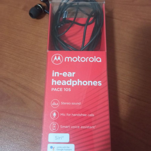 Motorola In-Ear Headphones PACE 105 like new, wired