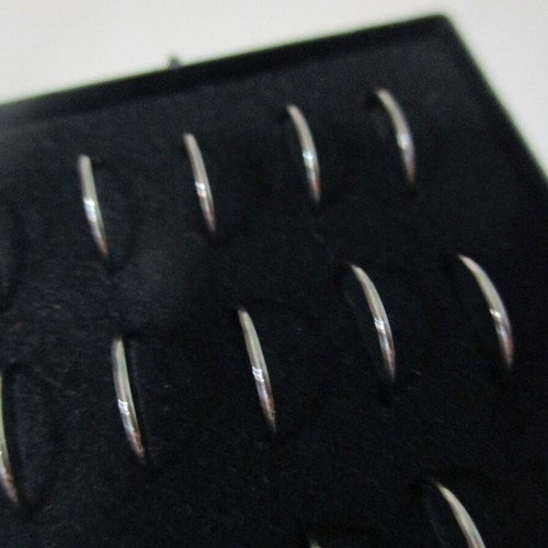 Elegant nose studs new, pack of 40, silver color