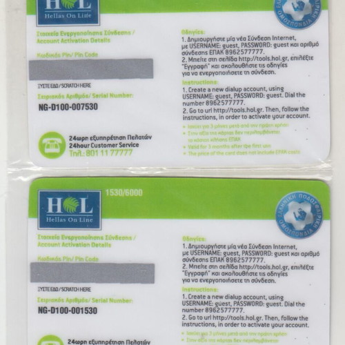 Ethniki Ellados 2004, 2 private phone cards sealed, new