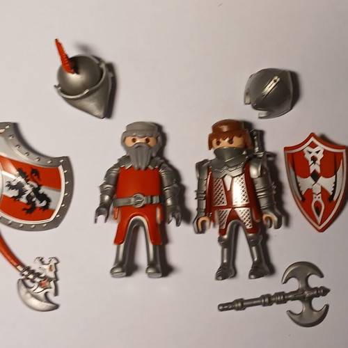Playmobil 2 ιππότες μεταχειρισμένοι